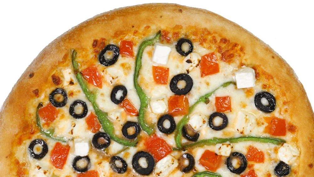 Пицца Fit & Fresh: маслины, фета, помидоры, зелёный перец